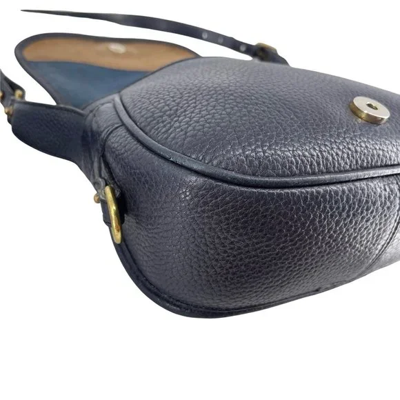 Dooney & Bourke Vintage Saddle Crossbody Blue Green Purse + Kisslock Wallet - Picture 13 of 15